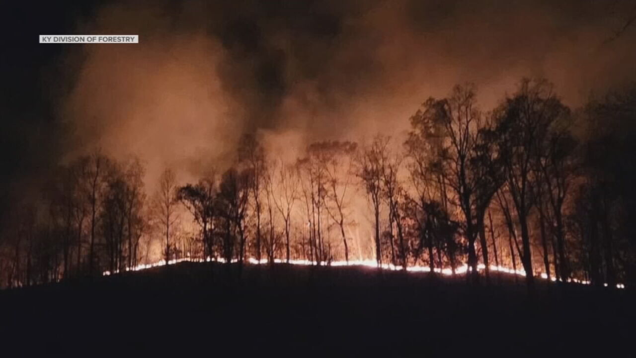 Eastern Ky. wildfires - 11.9.23